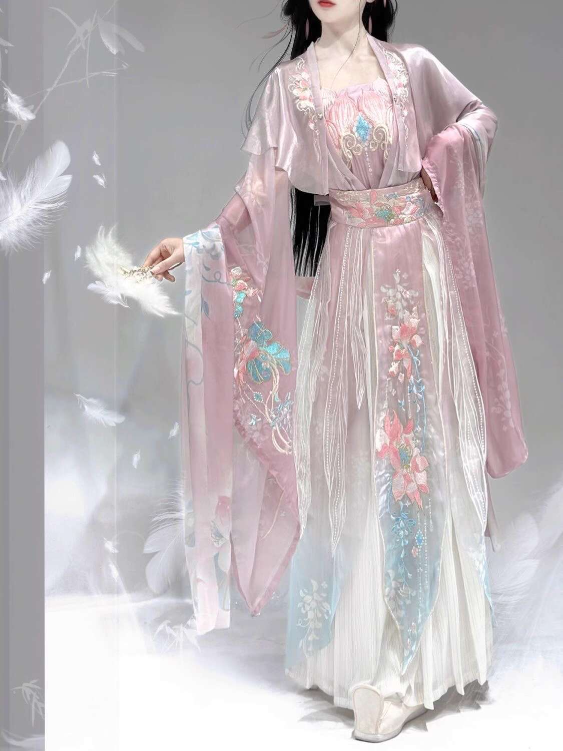 New Hanfu Wei Jinfeng Heavy In - огляд і ціна Embroidery Skirt
