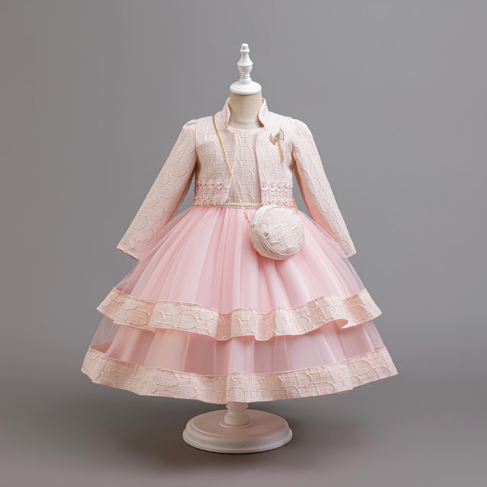 3PS Girls Long-Sleeved Dress E - огляд і ціна Embroidery Web