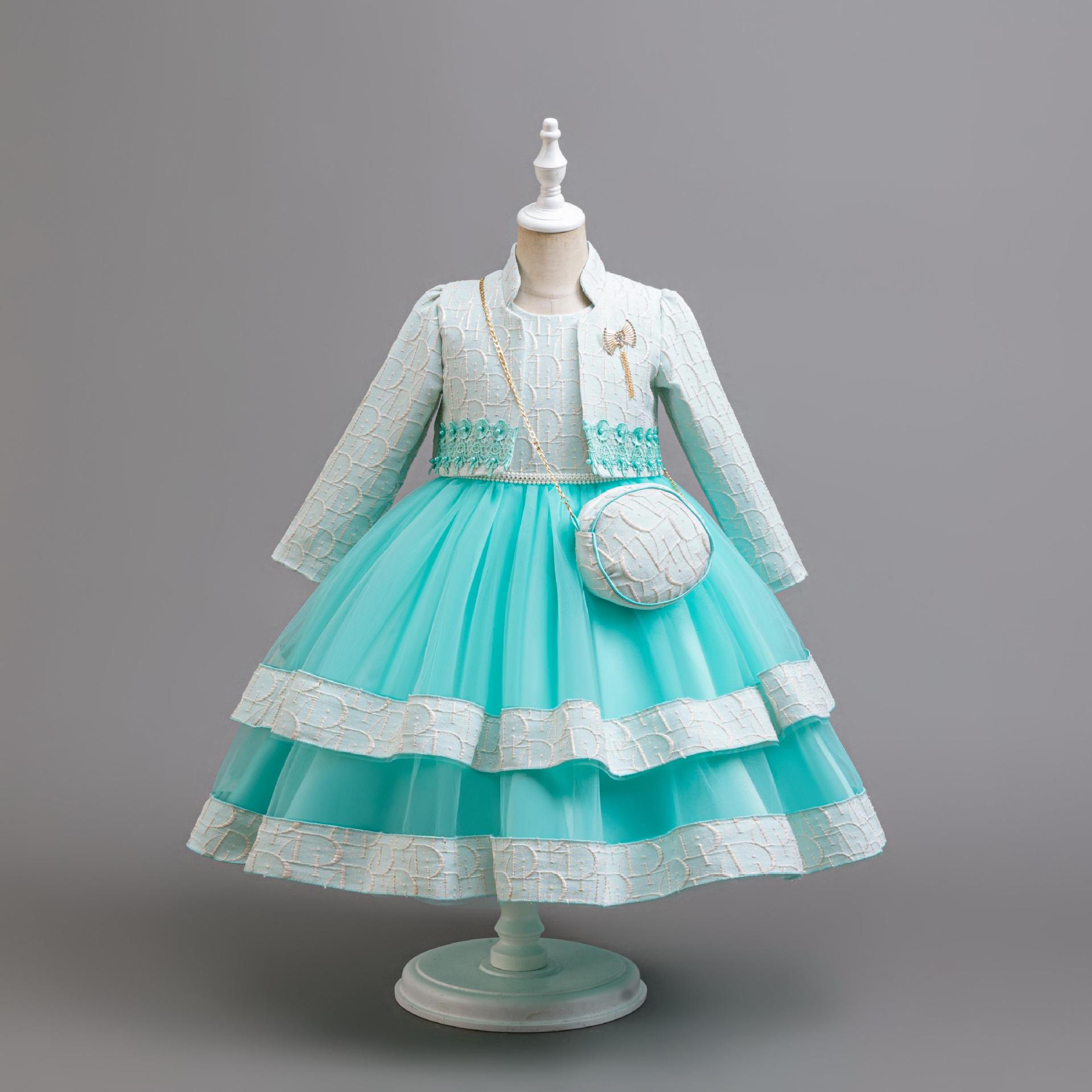 3PS Girls Long-Sleeved Dress E - огляд і ціна Embroidery Web