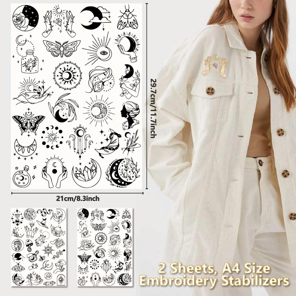 51Pcs Boho Moon Sun Water Solu - огляд і ціна Embroidery Web
